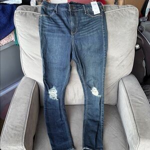 Hollister Dark Blue Skinny Jeans